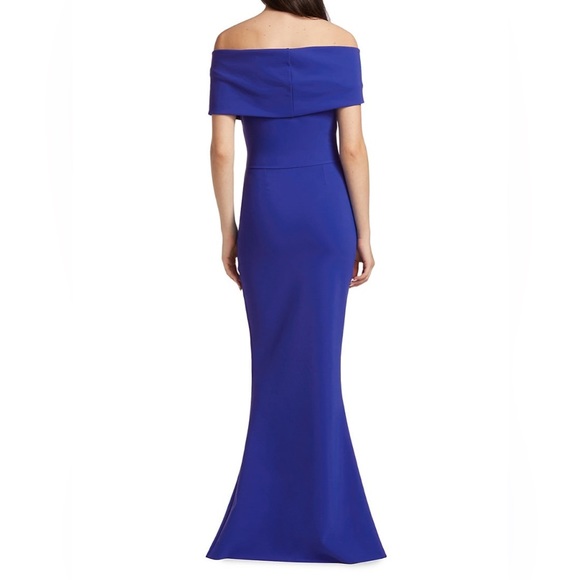 Chiara Boni La Petite Robe Stretch Jersey Fishtail Gown. Size 14. Retail:$995. - Picture 4 of 10